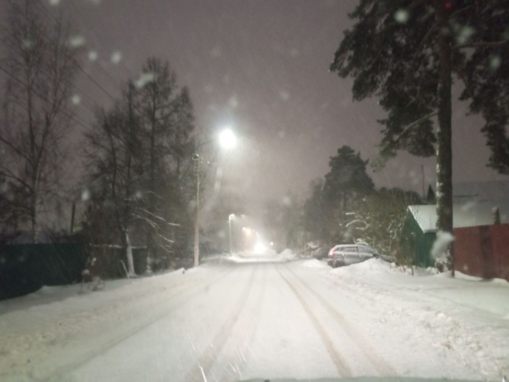 В ночь на 12 января Рузу накроет мощный снегопад