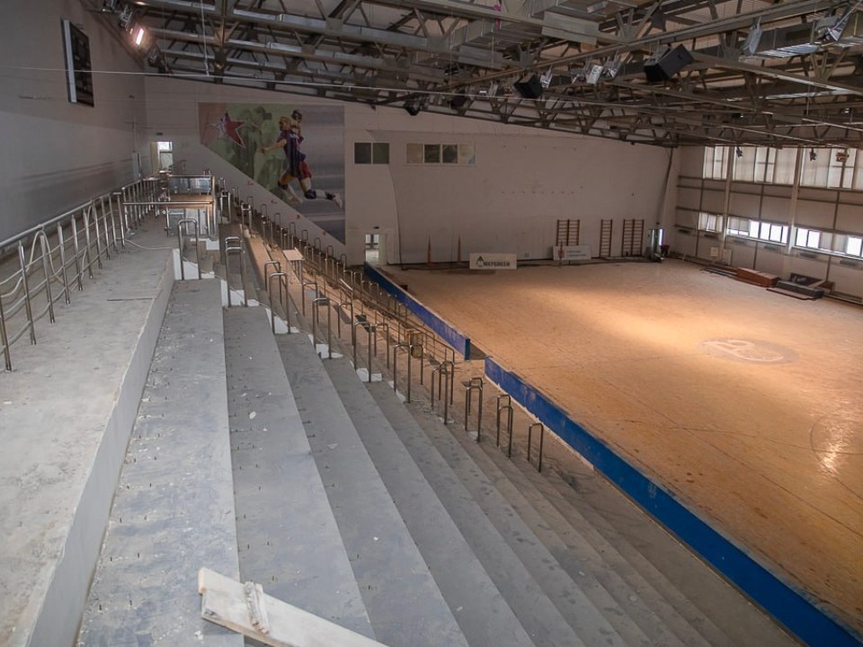 Реконструкция спортцентра «Звезда» в Звенигороде прошла рубеж в 80% выполненных работ