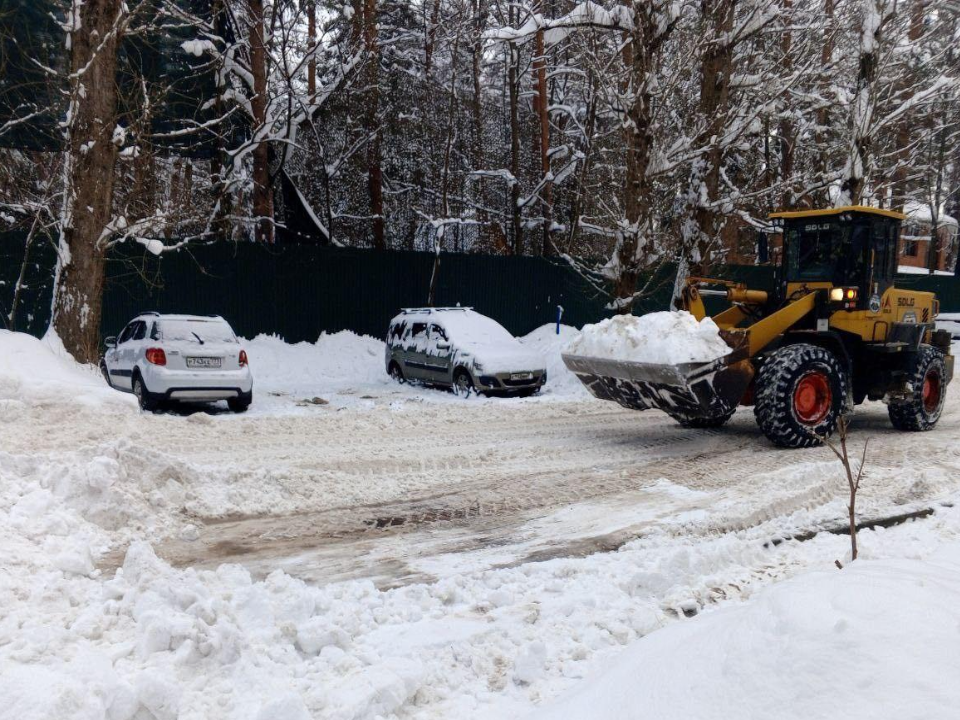 Масштабная уборка снега в Люберцах: с 8 января вывезено почти 20 тысяч кубометров
