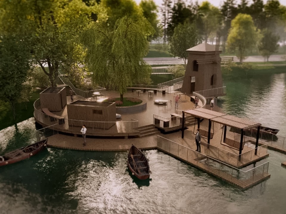 Центральную набережную Власихи обновят к концу 2026 года