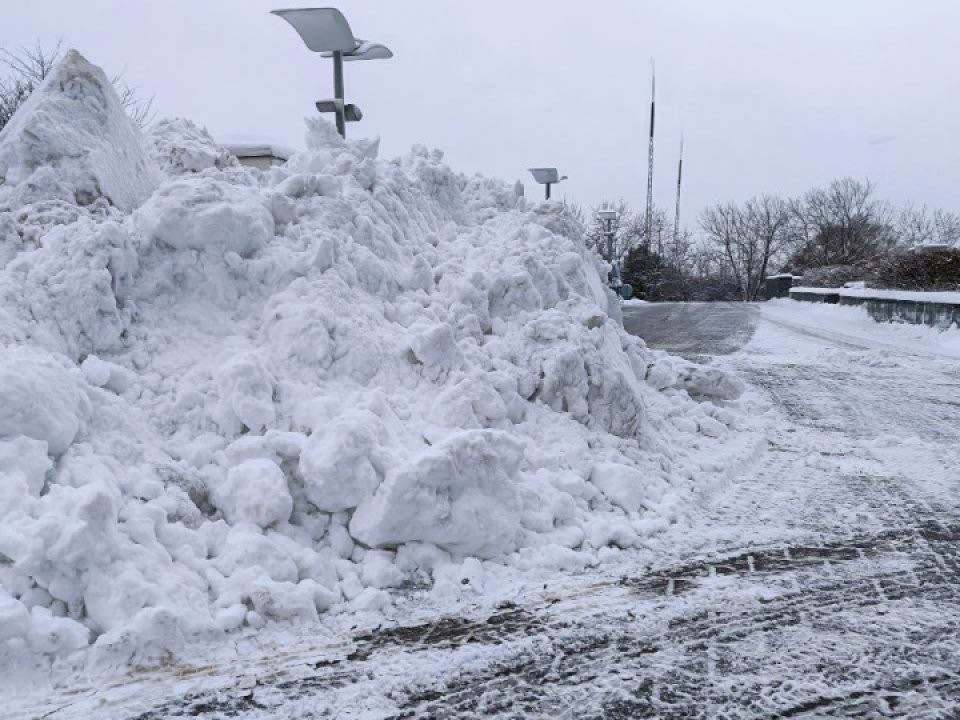 В Краснознаменске объявлен режим повышенной готовности из-за аномального снегопада