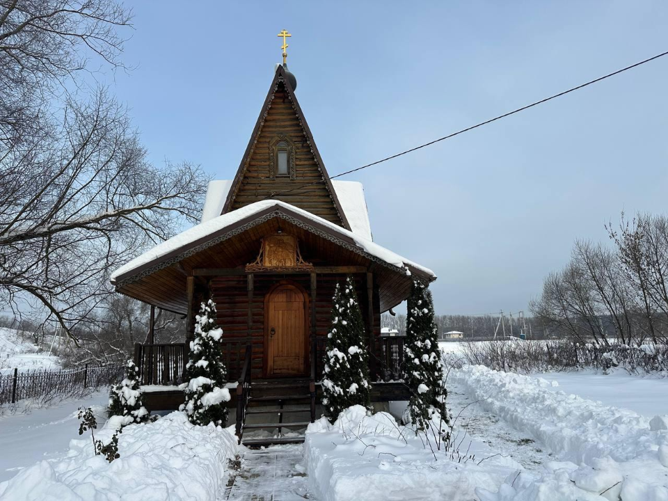 Крещенскую купель оборудовали у часовни Георгия Победоносца