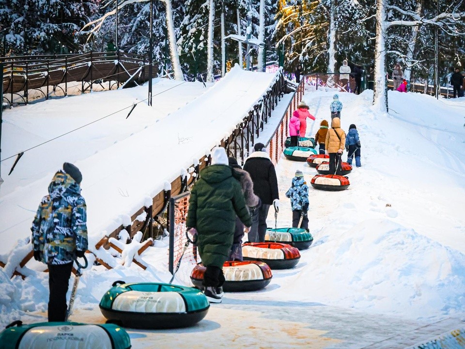 Три горки в зимнем лесу: тюбинговая трасса в «Талицком лесу» работает до 11 января