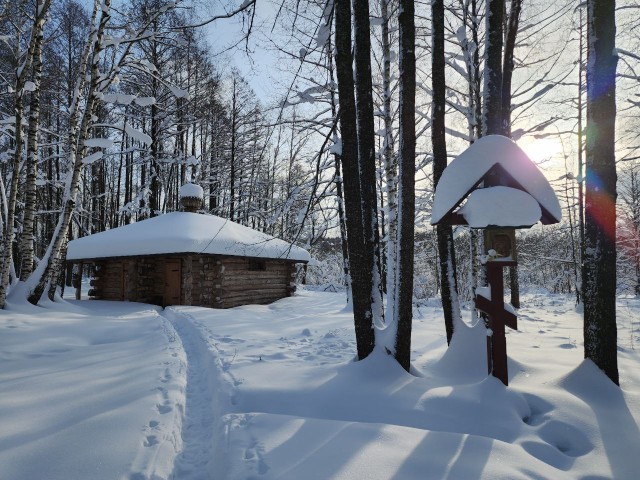 Крещение как в сказке: спецтехника расчистила подъезд к волшебной купели в Сазонове