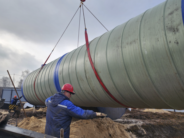Капремонт очистных сооружений стартовал в деревне Гололобово в Зарайском округе