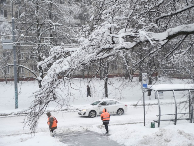 Уборка без перерыва: в Подмосковье продолжают бороться с последствиями снегопада