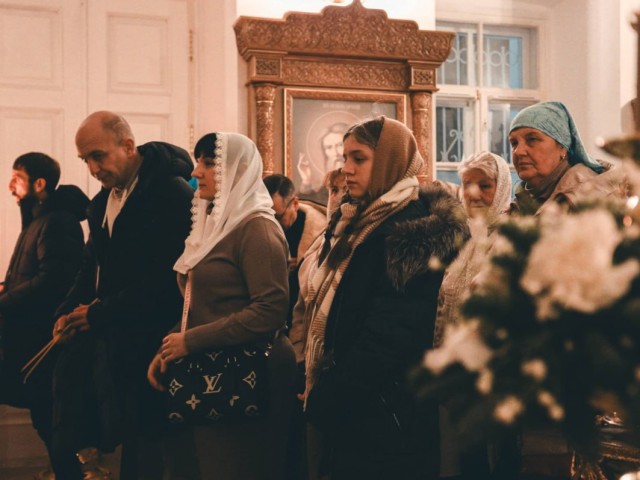 В Кашире прошли рождественские службы