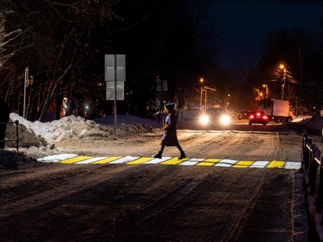 Зимнее содержание в деталях: в Можайске опилили деревья и очистили знаки от вандальных надписей