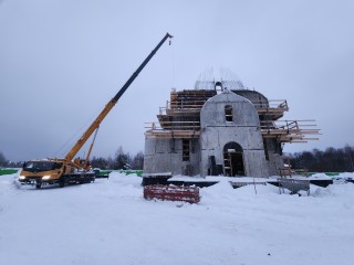 Продолжается возведение храма в городе Черноголовка