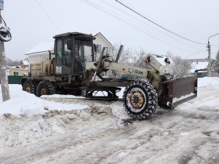 Дорожные службы Рузы ликвидируют последствия большого снегопада