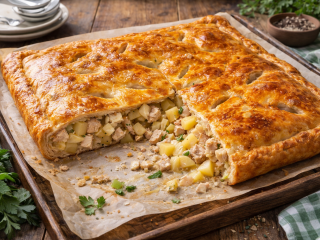 Экспресс-курник «Ленивая радость» — быстрый рецепт сытного пирога, который заменит целый обед