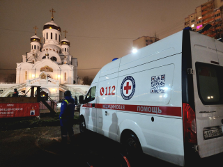 МЧС, медики и полиция обеспечивали безопасность крещенских купаний в Реутове