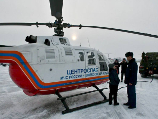 Новогодняя мечта сбылась: жуковские спасатели прокатили девятилетнего Вову на вертолете