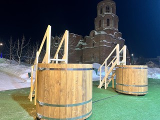 У храма в Шатуре оборудуют купели с подогревом и безопасными подходами