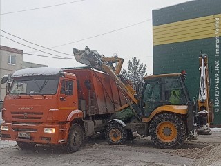 В Раменском коммунальные службы не прекращают уборку снега, задействовано 45 единиц техники