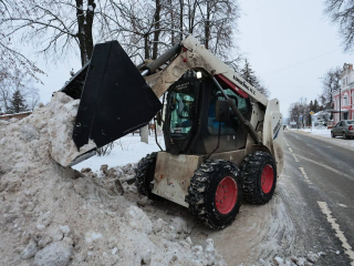 Каширские коммунальные службы приняли снежный вызов балканского циклона