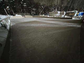 Каток на улице Парковой откроют в выходные