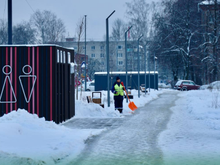 В Павловском Посаде организовали регулярный вывоз снега
