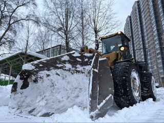 Снегопад в Одинцове: коммунальные службы ликвидируют последствия