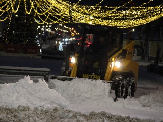 Рекордное количество техники задействовали в Егорьевске для уборки снега