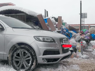 Audi выкинули на свалку в Наро-Фоминске