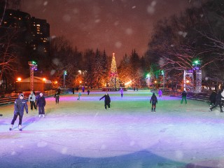 Жителей округа пригласили на дисковечеринку на льду