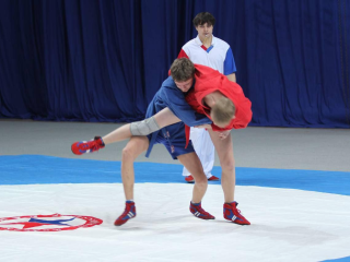 Девять медалей взяли люберецкие самбисты на межмуниципальных соревнованиях в ДС «Триумф»