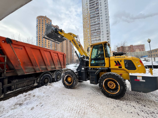 С начала года в Реутове вывезено более трех тысяч кубометров снега