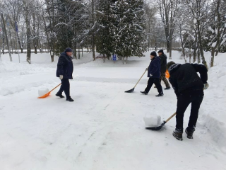 Студенты колледжа «Московия» вступили в битву со снегом и победили