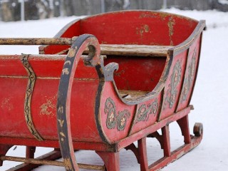 Как раритетные сани прошлого века доехали из Каширы до фестиваля в Тарусе