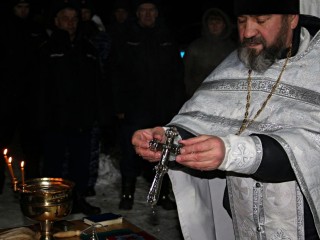 В Нижней Пурловке совершили Великое освящение воды на Крещение Господне