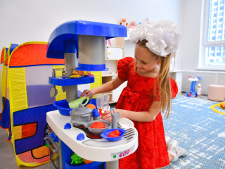 На улице  Олимпийская открыли дошкольное отделение на 300 мест