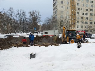 В Западном микрорайоне Электростали устранили масштабный сбой на теплосети