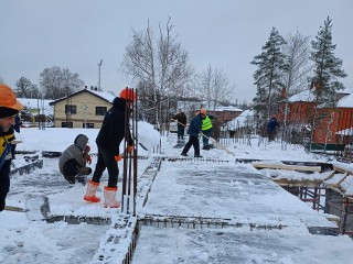 От снега до бетона: как возводят спорткомплекс в Клину для 2,5 тыс. юных атлетов