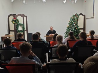 Накануне Крещения в Центральной библиотеке прошли духовные встречи со священником