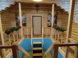 Купель-часовня в парке Киово открыта для всех желающих 19 января