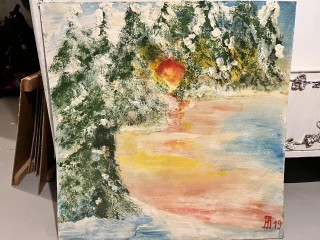 Жительница поселка Мишеронский под Шатурой черпает идеи для творчества в родном крае