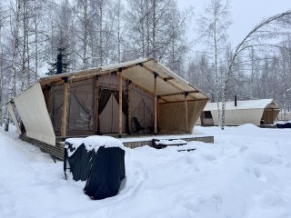 Зимний отдых на природе: как в Шаховской работает новый глэмпинг