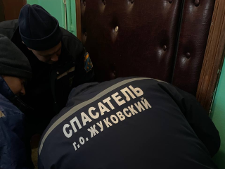 Жуковские спасатели проникли в закрытую квартиру для спасения пенсионерки с инсультом