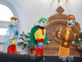 Театр в храме: воспитанники «Вертограда» представили праздничный спектакль
