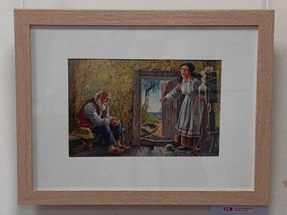 На выставке представлены выдающиеся работы мастера книжной графики