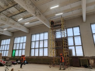 Капитальный ремонт спорткомплекса в Старом Городке на финишной прямой - готовность 55%