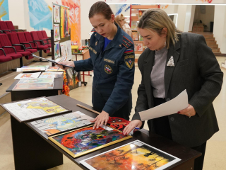 Юные реутовчане представили поделки на противопожарную тематику