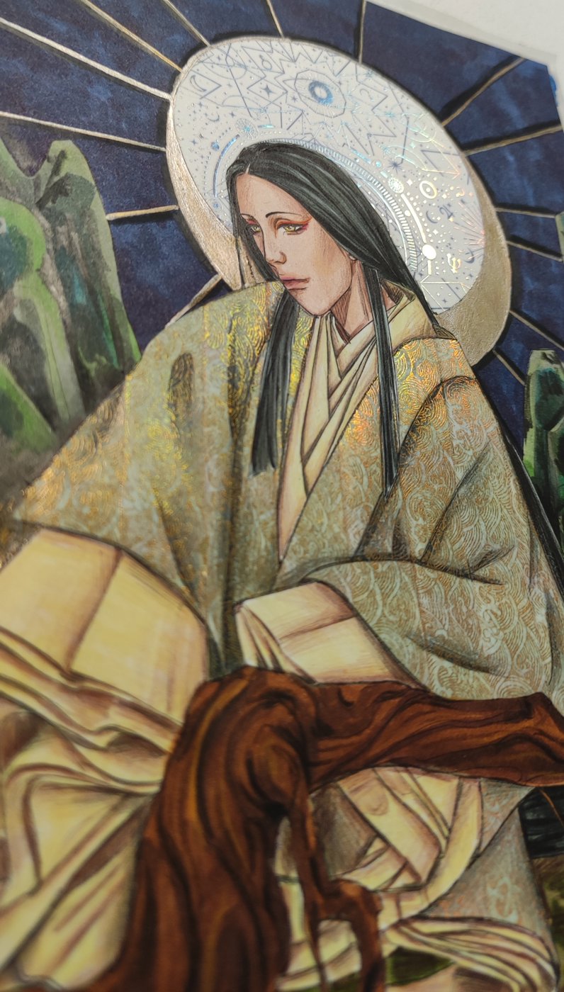 Аматерасу в небесном гроте от Лилин (2/2)