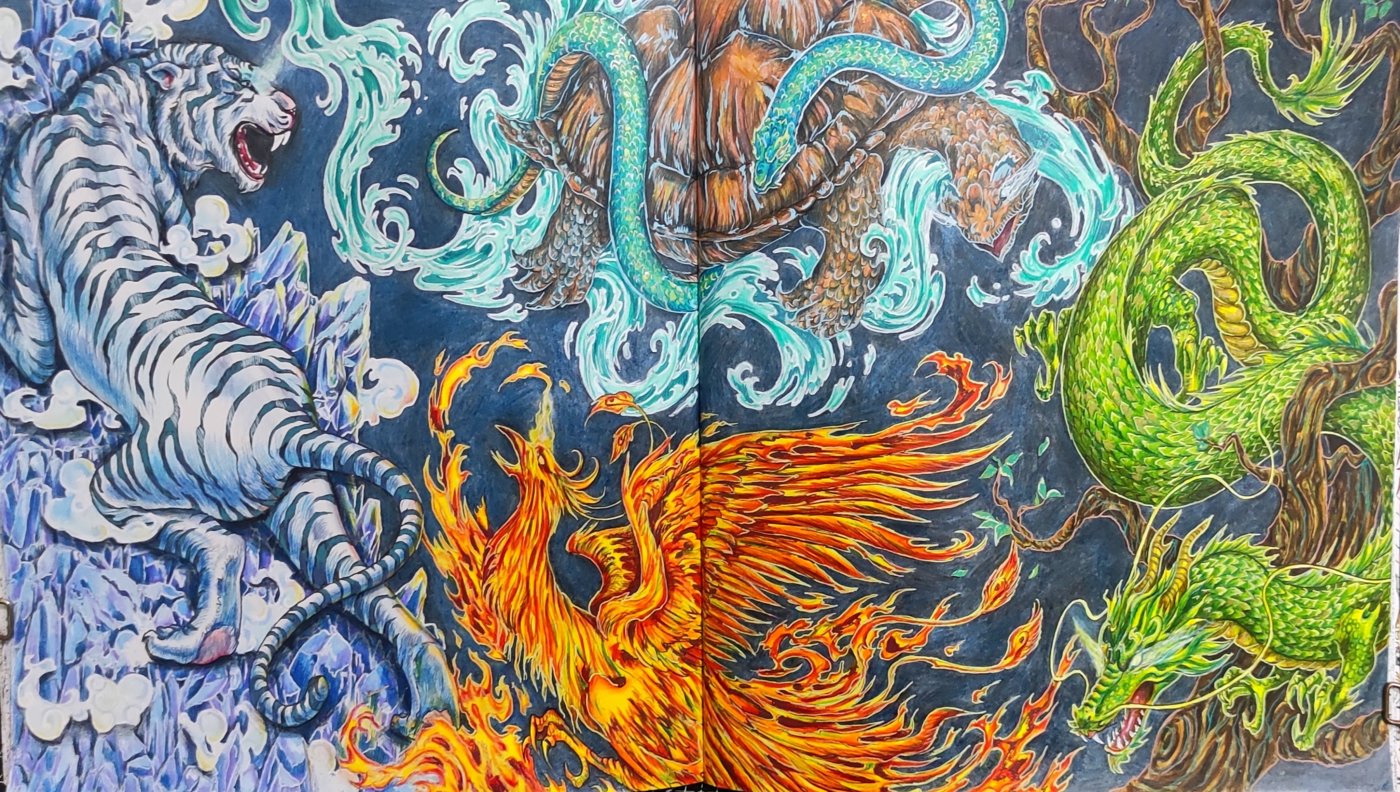 Четыре хранителя- китай от Лилин