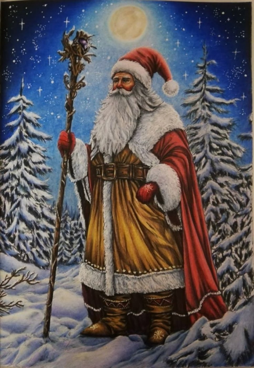 Дед Мороз от Irina_coloring_hobby
