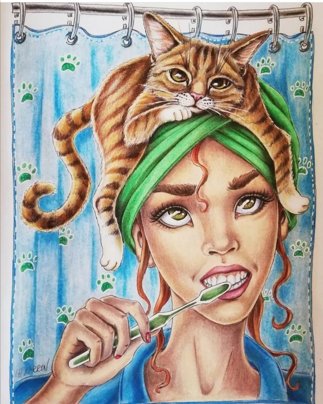 Работа от Irina_coloring_hobby