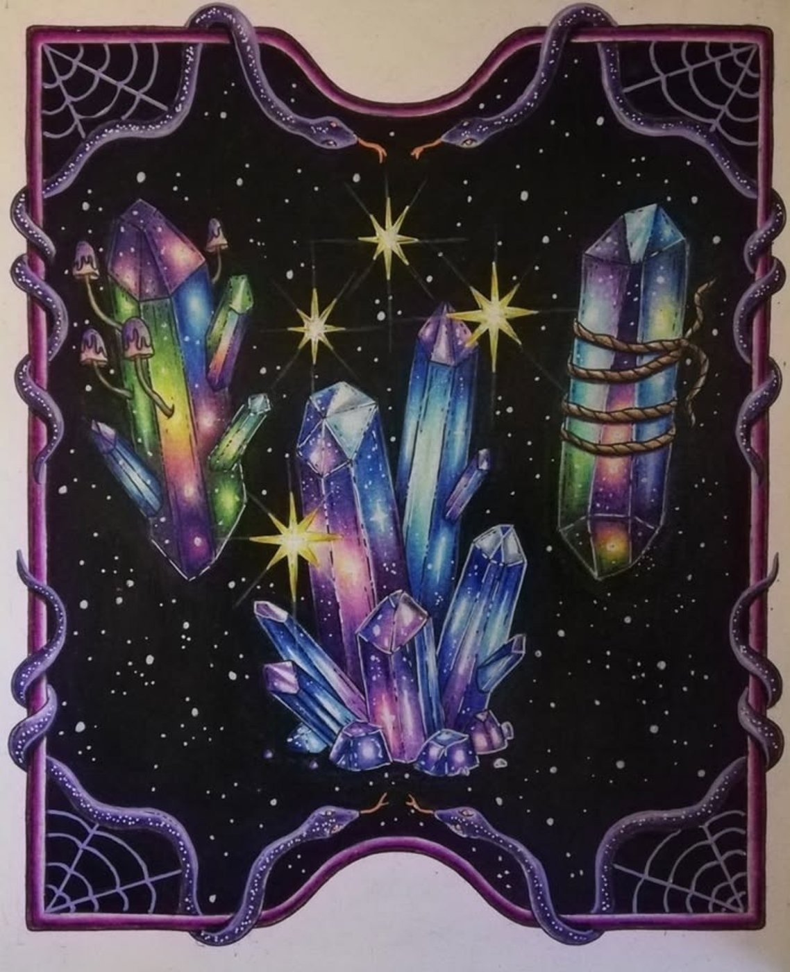 Кристаллы от Irina_coloring_hobby