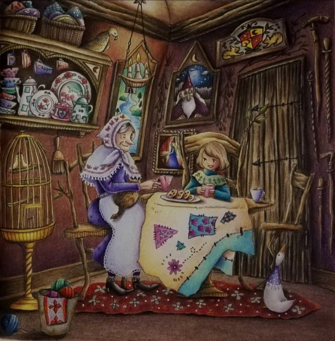 Приятное чаепитие от Irina_coloring_hobby