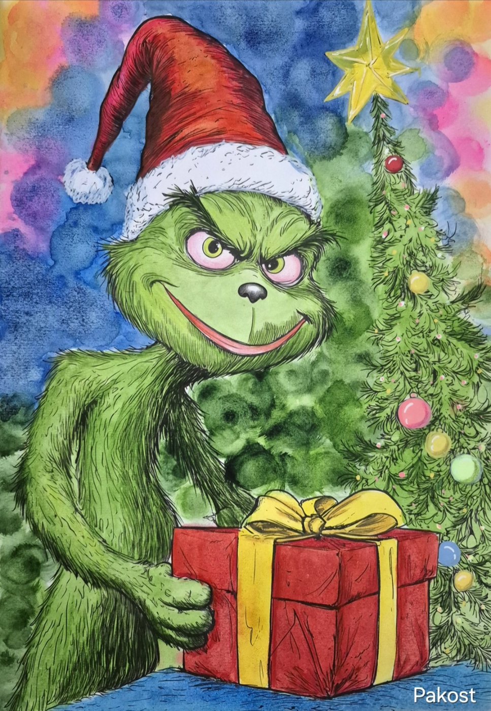 Реалистичные рисунки. Новый год. от Elen Pakost